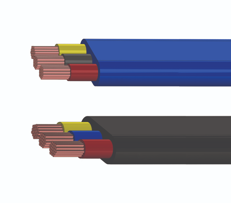 PVC Insulated And Sheathed Flexible Flat Cables
